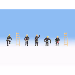NOCH Fire Brigade (black protective clothes), HO (1:87), Multicolour