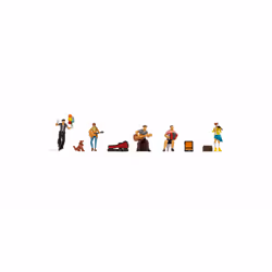 NOCH Street Performers, HO (1:87), Multicolour