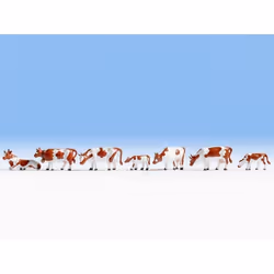 NOCH Cows, HO (1:87), Brown, White