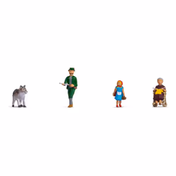 NOCH Little Red Riding Hood and the Big Bad Wolf, Little Red Riding Hood and the Big Bad Wolf, Multicolour, Plastic