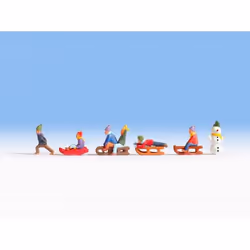 NOCH Children in Snow, HO (1:87), Multicolour