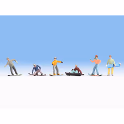 NOCH Snowboarders, HO (1:87), Multicolour
