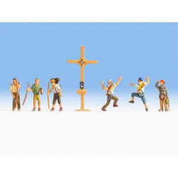NOCH Mountain Hikers with Cross scale model part/accessory Figures