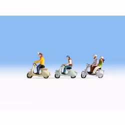 NOCH Scooter Drivers, HO (1:87), Multicolour