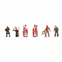 NOCH Santa Claus & Knecht Ruprecht, HO (1:87), Multicolour