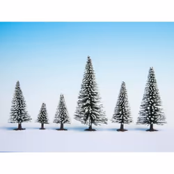 NOCH Snowy Fir Trees, Green