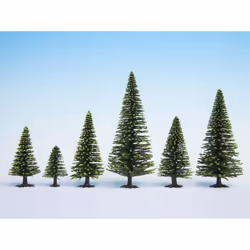 NOCH Model Spruce Trees, Brown, Green