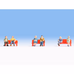 NOCH Sitting People, Z (1:220), Multicolour