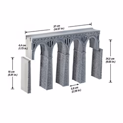 NOCH Quarrystone Viaduct scale model part/accessory Bridge