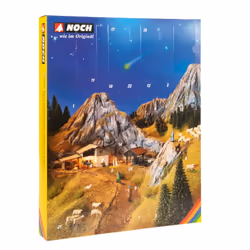 NOCH Handicraft Advent Calendar “Christmas Manger”, Multicolour