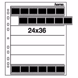Hama Negative sleeves, 24 x 36 mm, Polyproylene, 24 x 36 mm, Polypropylene (PP), 25 sheets, 260 mm, 310 mm