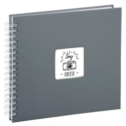 Hama Fine Art photo album Grey 100 sheets 10 x 15 cm Spiral binding