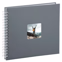 Hama Fine Art photo album Grey 100 sheets 10 x 15 cm Spiral binding