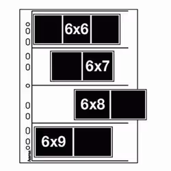 Hama Negative sleeves, 6 x 9 cm, Glassine matt photo album 4 sheets