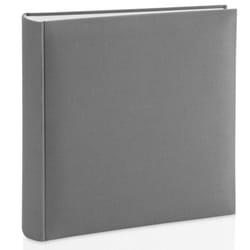 Jumbo Album, Linen, Grey, 30 x 30 cm