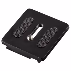 Hama Quick-Release Plate for Omega Carbon II and III, Plate, Black, 1/4", Omega Carbon II and III, 53 mm, 53 mm