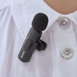 Hama Smart Wireless Black Lavalier/Lapel microphone - Additional view 7