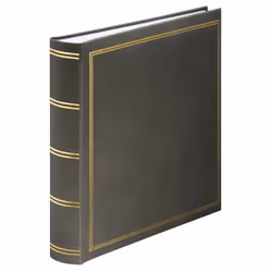 Hama London, Grey, 80 sheets, 10 x 15, Case binding, Polyurethane, 300 mm