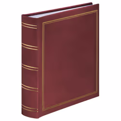 Hama London, Red, 100 sheets, 10 x 15, Case binding, Polyurethane, 220 mm