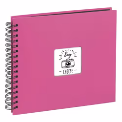 Hama Fine Art, Pink, 300 sheets, 10 x 15, Spiral binding, Black, 50 sheets