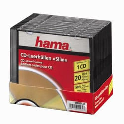 Hama 00011432 optical disc case Black, Transparent