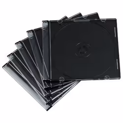 Hama 00011432 optical disc case Black, Transparent