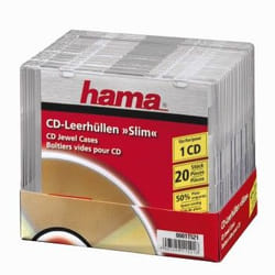 Hama 00011521 optical disc case Transparent