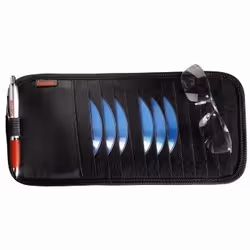 Hama Automotive Sun Visor Case, 12 CDs 12 discs Black - Additional view 4
