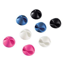 Hama Candy cable tie Plastic Black, Blue, Pink, White 8 pc(s)