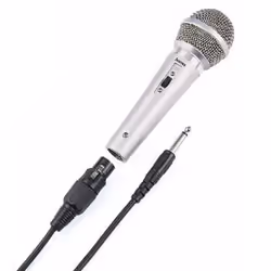 Hama Dynamic Microphone DM 40, -73 dB, 90 - 10000 Hz, 600 Ω, Omnidirectional, Wired, 3 m
