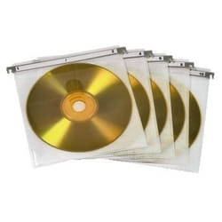 Hama CD/DVD Double Protective Sleeves,Pack of 50 Pcs., White 2 discs