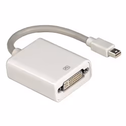 Hama MiniDP/DVI Adapter, Mini DisplayPort, DVI, Male, Female, White, MacBook MacBook Air MacBook Pro iMac Mac mini Mac Pro