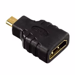 Hama High Speed Ethernet, 1.50m + 2 HDMI adapters HDMI cable 1.5 m HDMI Type A (Standard) Black
