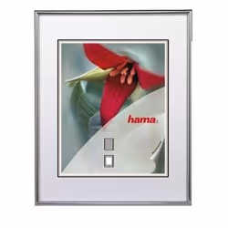 Hama Plastic Frame "Sevilla", Silver Matt, 13 x 18 cm
