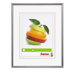 Hama "Sevilla Décor" Plastic Frame, silver matt, 30 x 40 cm