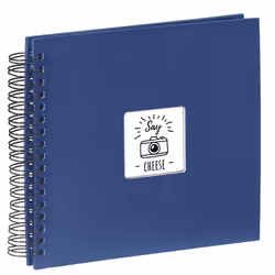 Hama 4007249901477, Blue, 100 sheets, 10 x 15, Spiral binding, Black, 280 mm