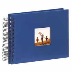 Hama Fine Art photo album Blue 50 sheets 10 x 15 cm Spiral binding