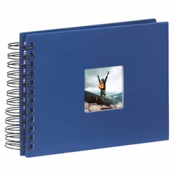 Hama Fine Art photo album Blue 50 sheets 10 x 15 cm Spiral binding