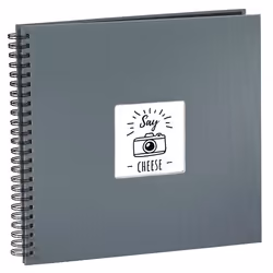 Hama Fine Art, Grey, 300 sheets, 10 x 15, Spiral binding, Black, 50 sheets