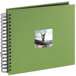 Hama 4007249948755 photo album Green 100 sheets 10 x 15 Spiral binding
