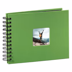 Hama Fine Art photo album Green 50 sheets 10 x 15 cm Spiral binding