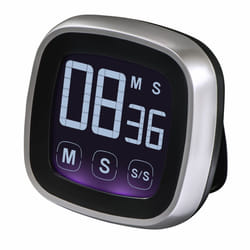 Hama Touch Digital kitchen timer Black, Silver