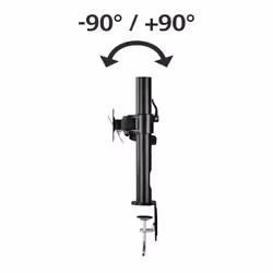 Hama 00095827 monitor mount / stand 59.9 cm (23.6") Desk Black