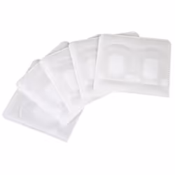 Hama Self-Adhesive "SD" Sleeves, pack of 5, 2 cards, MMC, SD, Polypropylene (PP), Transparent, White, 75 mm, 70 mm