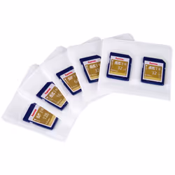 Hama Self-Adhesive "SD" Sleeves, pack of 5
