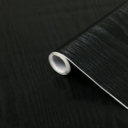 D-C-Fix Deco Classic Black Wood Effect Grain Self Adhesive Vinyl Film 2m x 45cm