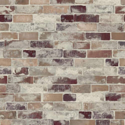 Industrial Red Brick 3D Effect Wallpaper D-C-Fix Grey Bathroom Kitchen Vinyl
