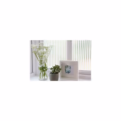 Linia Static Window Film, UV Privacy Screen, Opaque on Both Sides, Static Self-Adhesive Film for Bathroom Windows, Kitchen, Glass Door, Frosted Glass