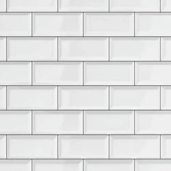 White Subway Tile Tile Brick 3D Effect Wallpaper D-C-Fix Bathroom Kitchen Vinyl