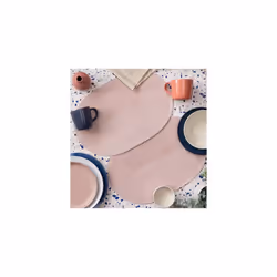 dc fix Blush Eco-line Wipe Clean oval Weave Placemats Set of 4